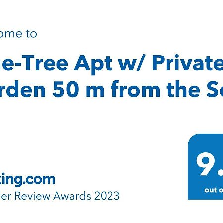 Pine-Tree Apt W/ Private Garden 50 M From The Sea Golem  Exterior foto