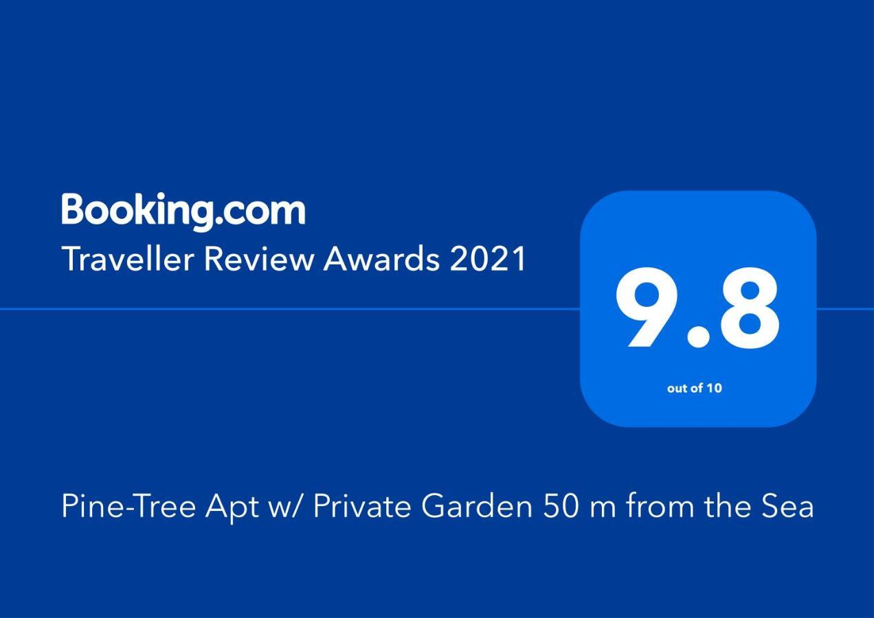 Pine-Tree Apt W/ Private Garden 50 M From The Sea Golem  Exterior foto