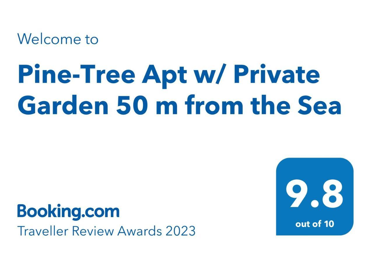 Pine-Tree Apt W/ Private Garden 50 M From The Sea Golem  Exterior foto