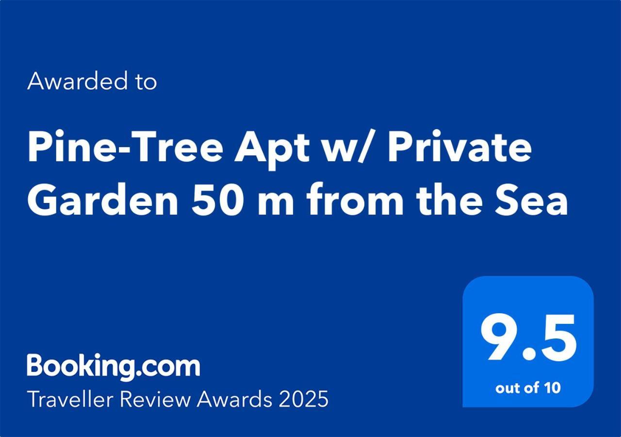 Pine-Tree Apt W/ Private Garden 50 M From The Sea Golem  Exterior foto
